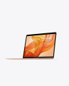 MacBook Air Gold Mockup