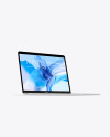 MacBook Air Silver Mockup