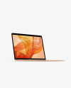 MacBook Air Gold Mockup