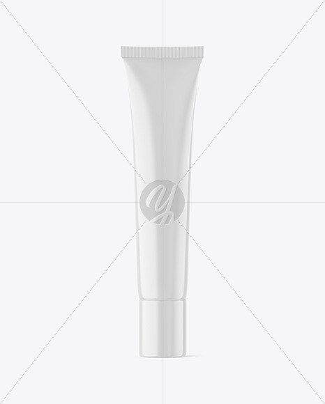 Glossy Cosmetic Tube Mockup