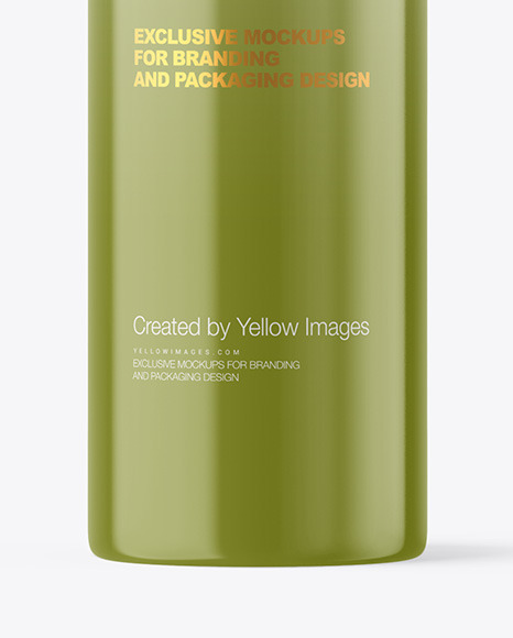 Glossy Plastic Bottle Mockup Glossy Plastic Bottle Mockup