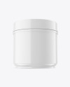 Plastic Glossy Jar Mockup