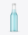 Frosted Glass Drink Bottle Mockup