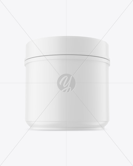 Matte Plastic Jar Mockup