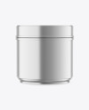 Metallic Plastic Jar Mockup