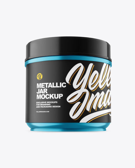 Metallic Plastic Jar Mockup - Metallic+Plastic+Jar+Mockup+Exclusive+Mockups