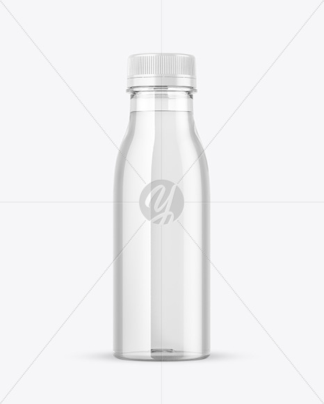 Clear Plastic Water Bottle Mockup