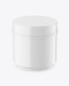 Glossy Plastic Jar Mockup