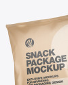 Two Kraft Snack Packages Mockup