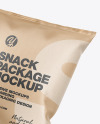 Two Kraft Snack Packages Mockup