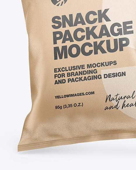 Two Kraft Snack Packages Mockup