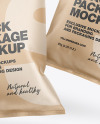 Two Kraft Snack Packages Mockup