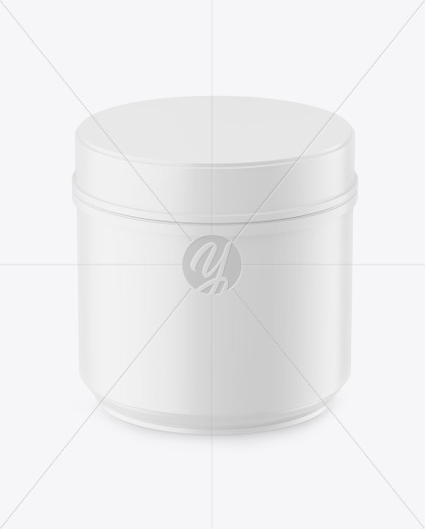 Matte Plastic Jar Mockup