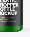 Glossy Plastic Dropper Bottle Mockup