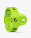 Fitness Silicone Bracelet Mockup