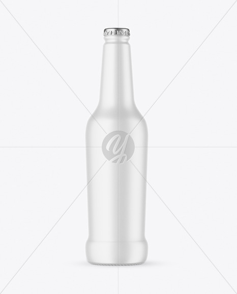 Matte Beer Bottle Mockup