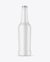 Matte Beer Bottle Mockup