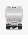 Garbage Truck Mockup - Back View