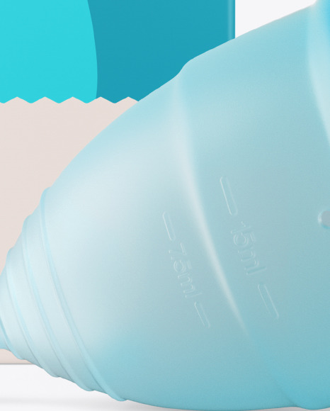 Menstrual Cup Package Mockup