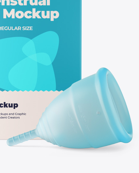 Menstrual Cup Package Mockup