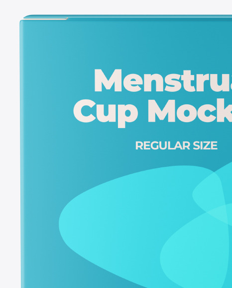 Menstrual Cup Package Mockup