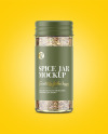 Spice Jar with Fennel Mockup