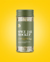 Spice Jar with Oregano Mockup