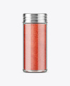 Spice Jar with Red Pepper Mockup