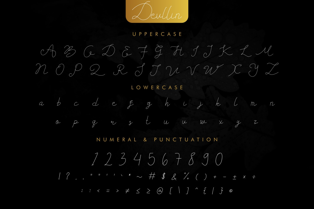 Devllin Handwriting Font