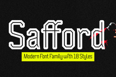 Safford - 18 Font - Jersey