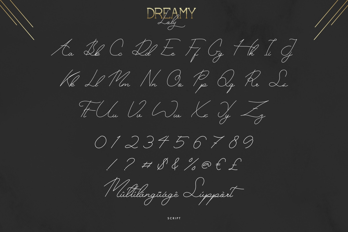 Dreamy Loly Font Duo Dreamy Loly Font Duo