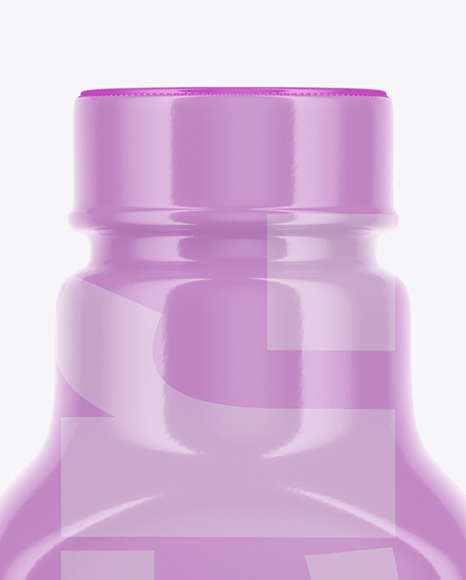 Clear Plastic Water Bottle Mockup