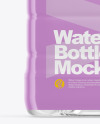 Clear Plastic Water Bottle Mockup