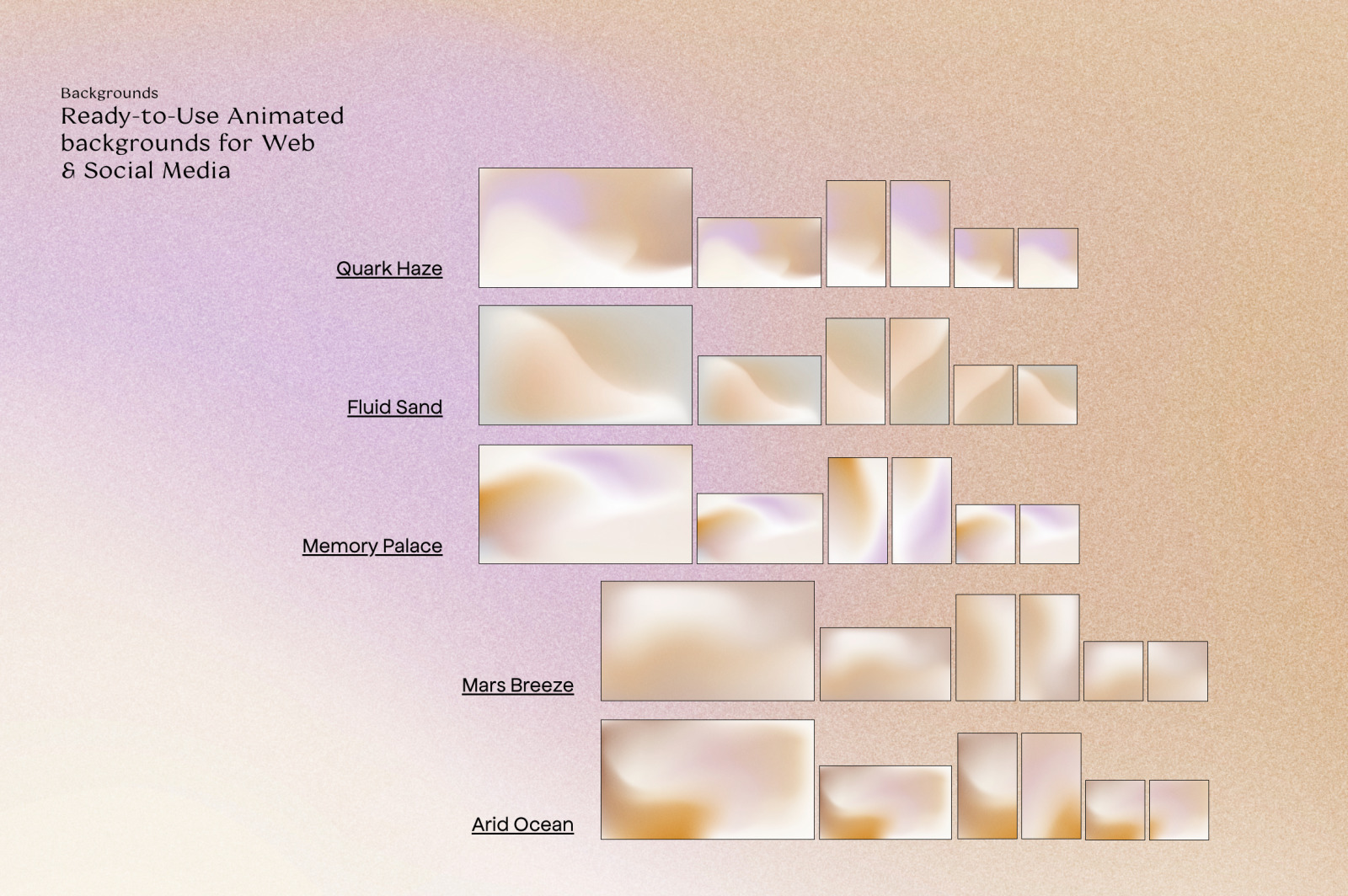 Armonia - Animated Gradients Armonia - Animated Gradients