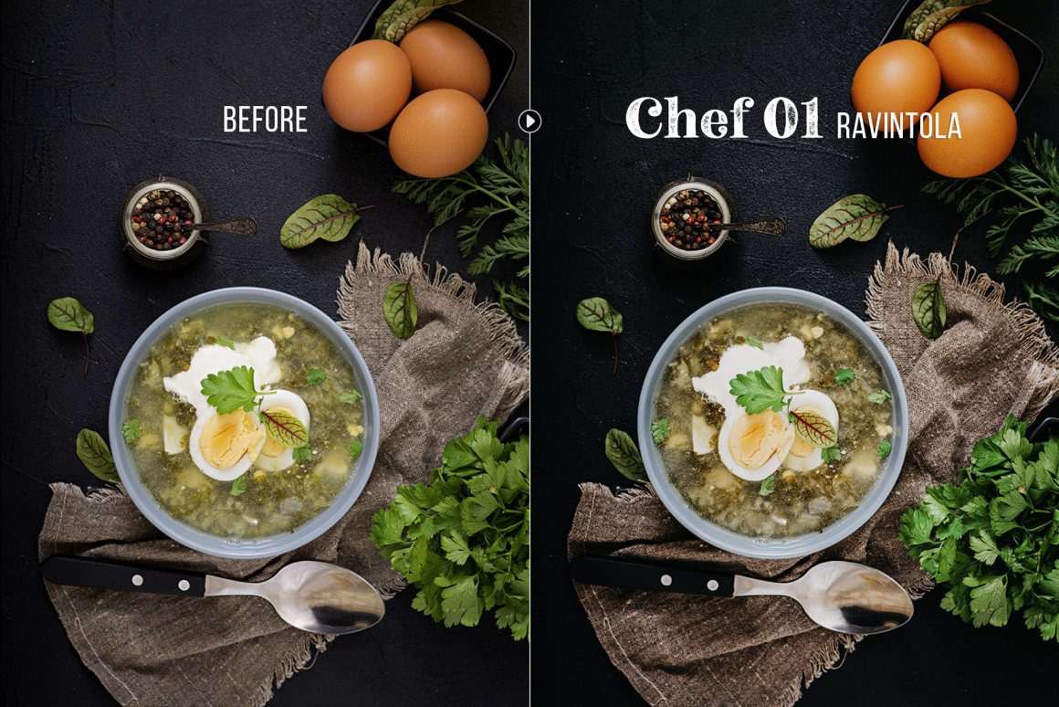 Chef - 50 Food Presets Chef - 50 Food Presets