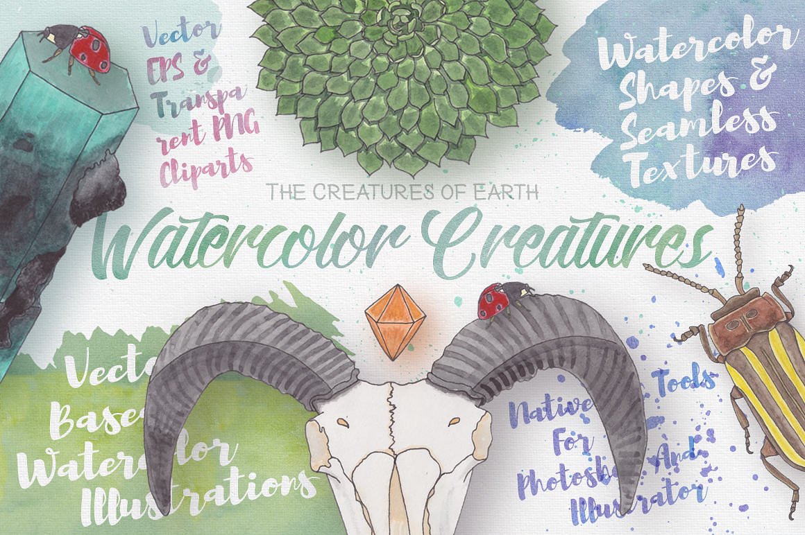 Watercolor Creatures vol. 1 Watercolor Creatures vol. 1