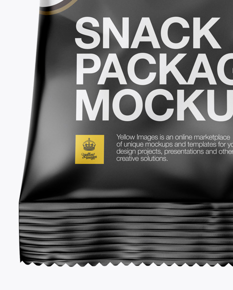 Matte Snack Package Mockup