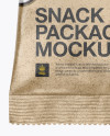 Kraft Snack Package Mockup