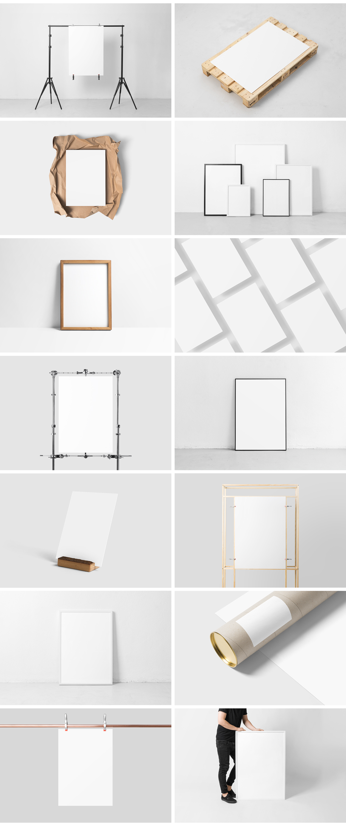 Poster Mockups - Studio Scene Poster Mockups - Studio Scene