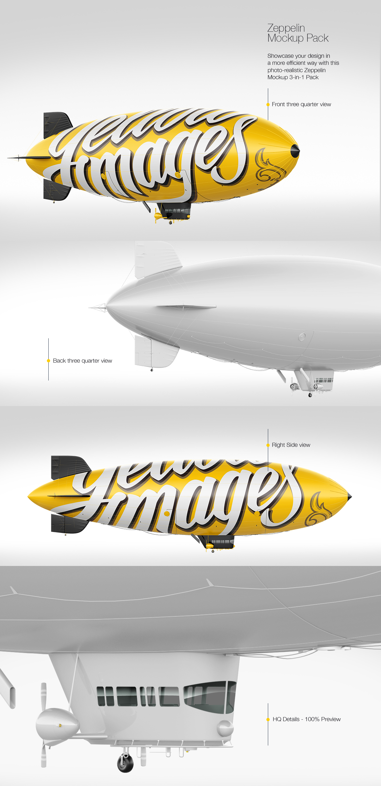 Zeppelin Mockup Pack