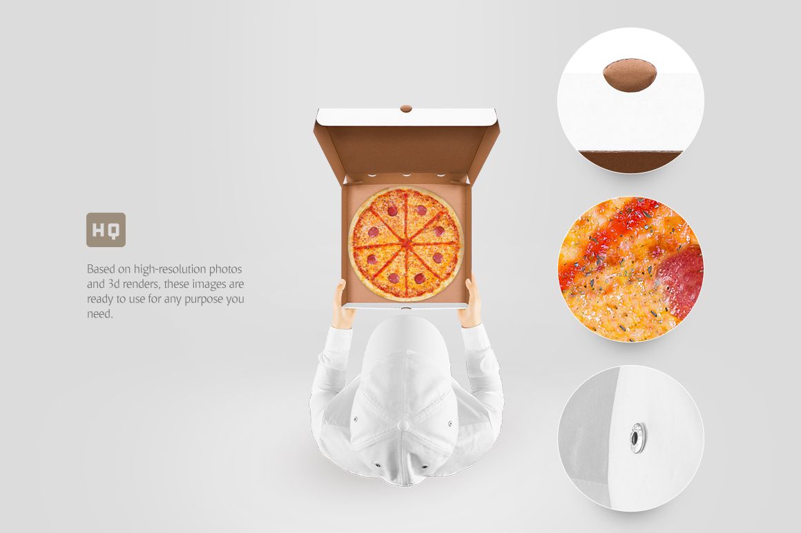 Food &amp; Drinks Packaging mockup set