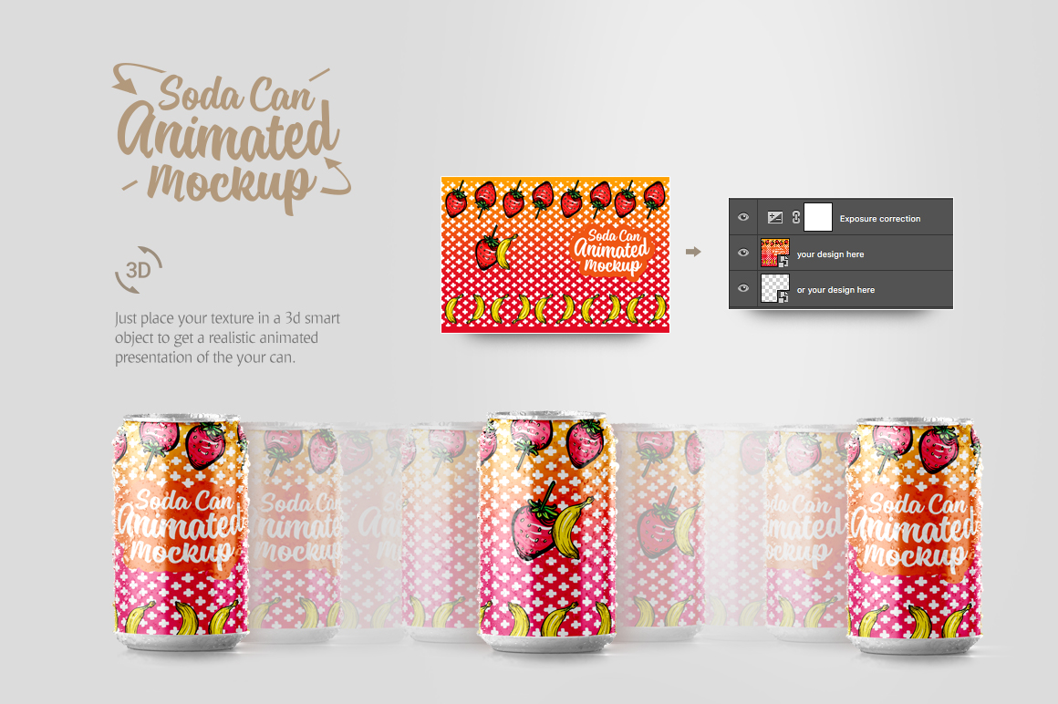 Food &amp; Drinks Packaging mockup set