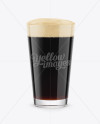 Irish Dry Stout Beer Glass Mockup