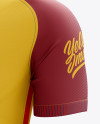 Men’s Soccer Team Jersey mockup (Half Side View)