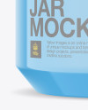 Glossy Plastic Jar Mockup