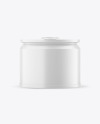 Matte Round Tin Box Mockup