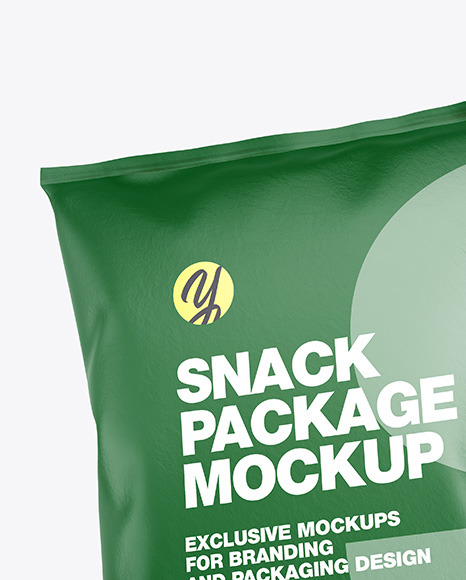 Two Paper Snack Packages Mockup
