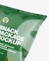 Two Paper Snack Packages Mockup