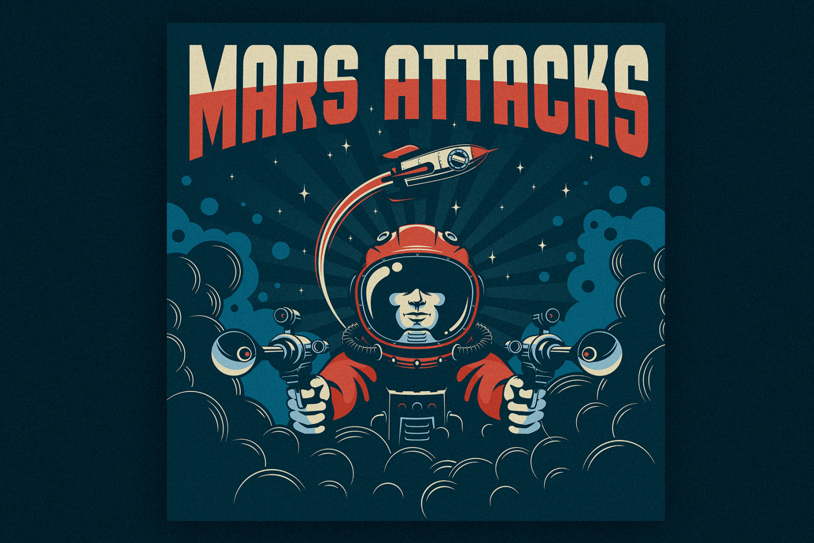 Space Poster Retro Style Space Poster Retro Style