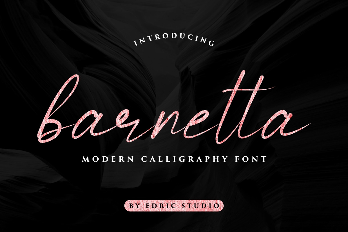 Barnetta Calligraphy Font Barnetta Calligraphy Font